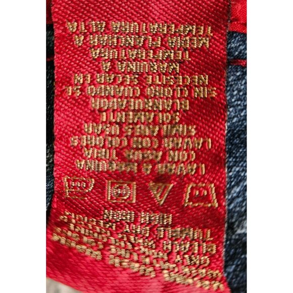 Sasson Straight Leg Hustle Ooh La La Jeans SZ 6 Logo Retro Paris New York  70's - Picture 6 of 7